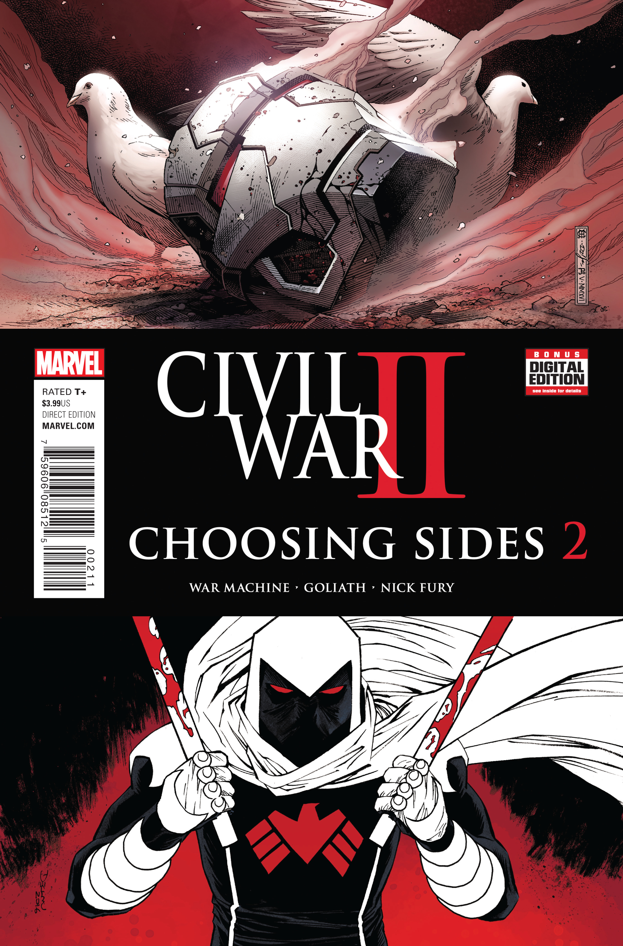 Jeremy Whitley Civil War II Choosing Sides #2 Cover