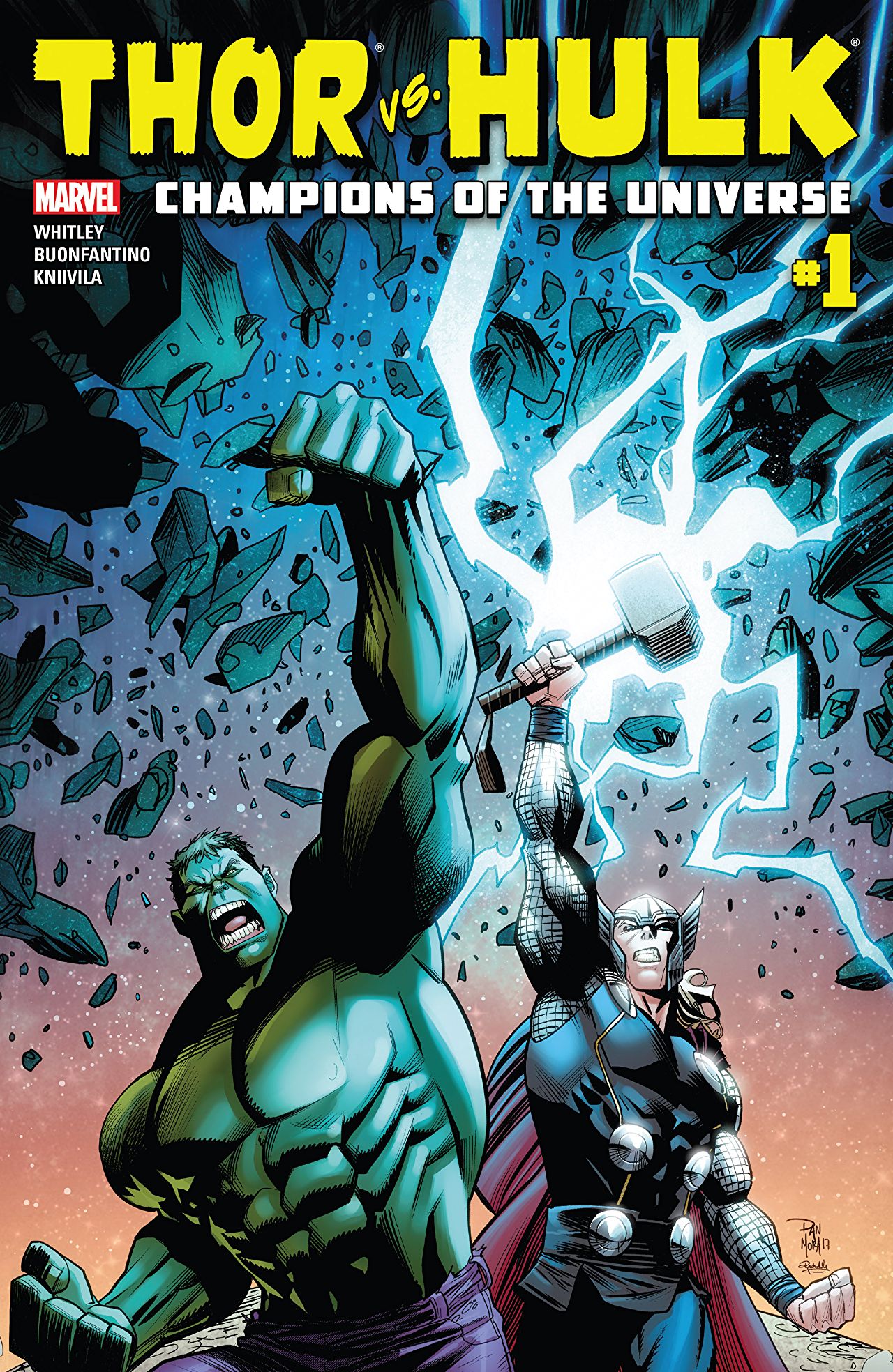 Jeremy Whitley Thor Vs Hulk #1 Cover