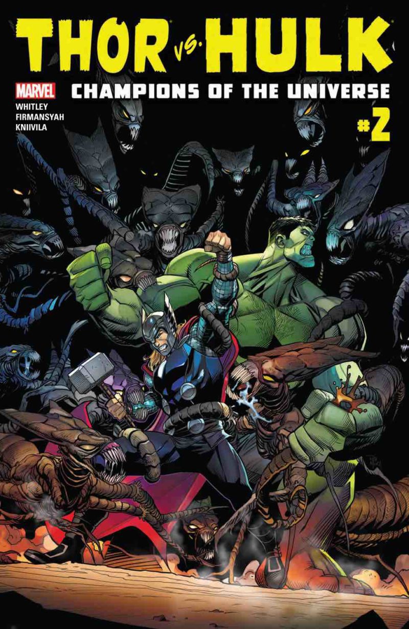 Jeremy Whitley Thor Vs Hulk #2 Cover