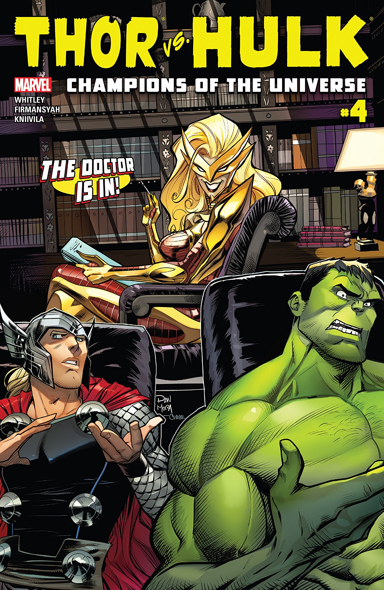Jeremy Whitley Thor Vs Hulk #4 Cover
