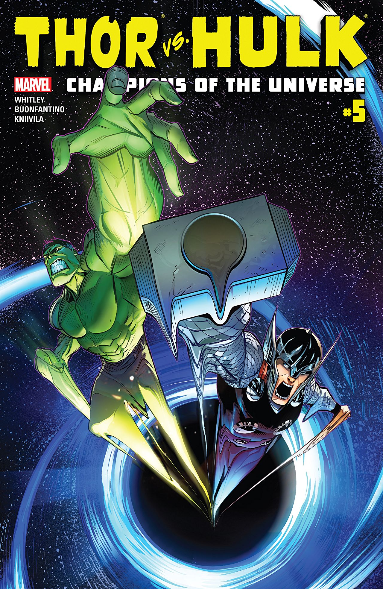 Thor Vs Hulk #5 Cover Jeremy Whitley